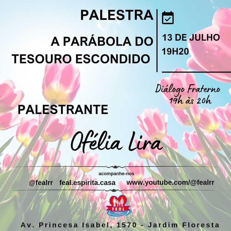 Palestra - A Parábola do Tesouro Escondido - Ofélia Lira